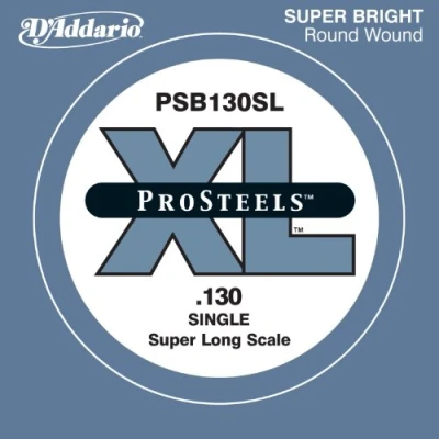 Image of D&#039;Addario .130 ProSteels Super Long Scale Single String for Bass Guitar