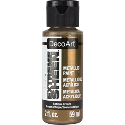 Image of DecoArt Americana Extreme Sheen Jar of Paint, Acrylic, Antique Bronze, 59 ml (Pack 1)
