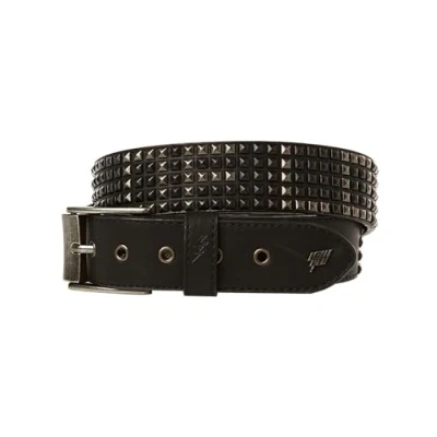 Image of Lowlife Shrink Leather Belt in Black Word