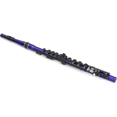 Image of Nuvo N235SFBB Student Flute, Metallic Blue, 7.5 cm*50.0 cm*7.5 cm