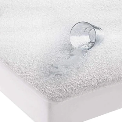 Image of Highliving Extra Deep Aloe Vera Treated Waterproof Terry Towel Mattress Protector Topper Cover Anti Allergy Single, Double, King, Super King (Single)