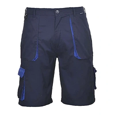 Image of Portwest Texo Contrast Shorts, Size: XXL, Colour: Navy, TX14NARXXL