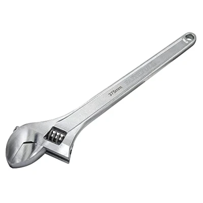 Image of Faithfull FAIAS375MC Chrome Adjustable Wrench Spanner 375mm (15in) Capacity 45mm