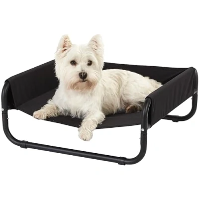 Image of Bunty Sided &amp; Raised Dog Bed Small Size Chew Resistant, Waterproof and Cooling Elevated Cot with Steel Frame, Portable Pet for Indoor, Outdoor Camping Use