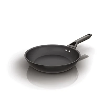 Image of Ninja ZEROSTICK Classic Cookware 20cm Frying Pan, Non Stick, Long Lasting Aluminium Induction Compatible, Oven Safe to 180C, Black, CW50020UK