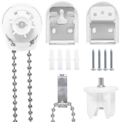 Image of 25mm Metal Roller Blind Spares, Upgrade Bracket Blinds Fittings Replacement Kit for Windows by Swess