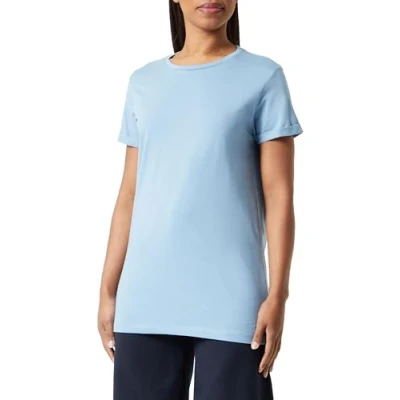 Image of JEEP Women&#039;s J Woman Oversize T Shirt Vertical Side Print Turn up Sleeve J23W, Mountain Spring, S