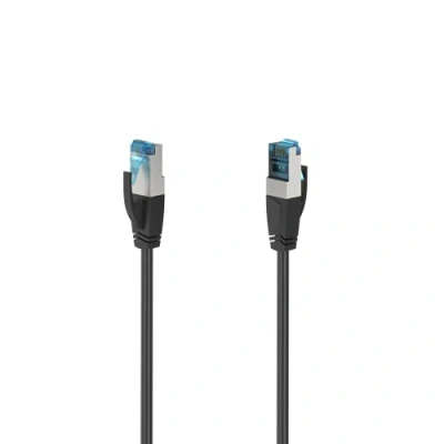 Image of Hama 200684 Network cable, CAT 6a, 10 Gbps, S/FTP, shielded, 15.00 m, black
