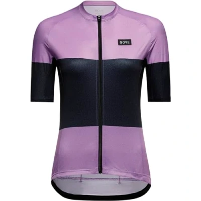 Image of GORE WEAR Breathable Women&#039;s Cycling Jersey, Spirit Stripes, Fast Moisture Wicking, Unique Design, Short Sleeve Jersey