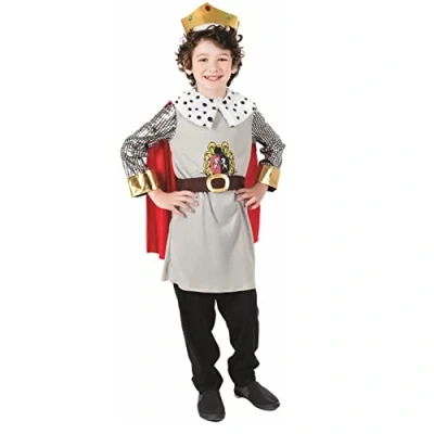 Image of Fun Shack Medieval King Costume Kids, Royal Kings for Kids Large
