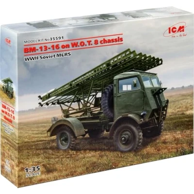 Image of ICM ICM35591 1:35 BM 13 16 on W.O.T. 8 Chassis
