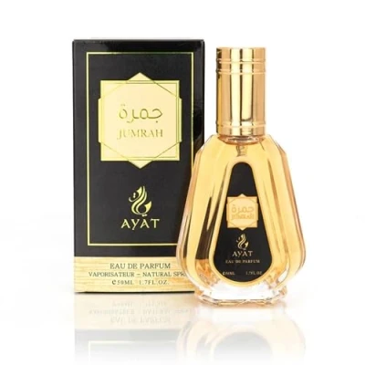 Image of Ayat Perfumes Jumrah 50ml arabe Perfume With Spicy Notes Tonka Amber Vanilla Cinnamon and Woody Oriental Eau de Perfum Perfect for Women Men