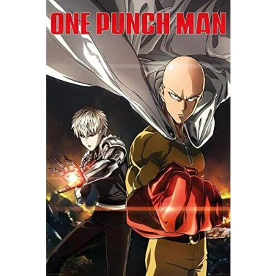 Image of One Punch Man Poster Genos &amp; Saitama (61cm x 91,5cm)