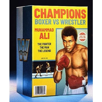 Image of WWE Ultimate Edition SDCC 2023 Exclusive Muhammad Ali Action Figure Set