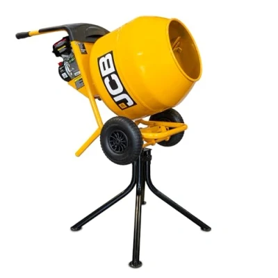 Image of JCB Petrol 133cc 134L Seam Welded Cement Mixer Concret Mortar 100L Mixing Capacity, 3 Positions, Removable Stand, Year Warranty