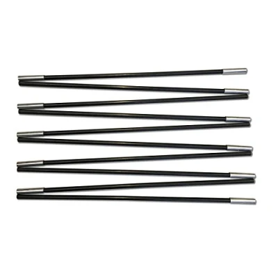 Image of TentSpares Coleman Coastline 6 Deluxe DLX Black Fibreglass Main Replacement Tent Pole Run for Camping