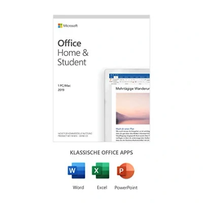 Image of Microsoft Office 2019 Home &amp; Student Multilingual 1 PC (Windows 10) / Mac, Permanent License Box
