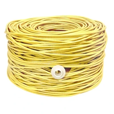 Image of Premiertek 1000Ft Cat6 23AWG UTP Solid 4 Pairs Network Ethernet LAN Cable Bulk Yellow (CAT6 CCA 1KFT Y)