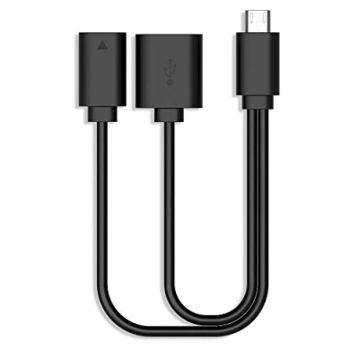 Image of Rii F1 Micro USB Host OTG Adapter Cable to For Smart TV Compatible Keyboards Logitech and Nintendo Switch SNES NES Classic