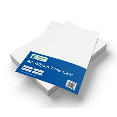 Image of Prestige A3 White Craft Card Pack Acid Free 350gsm 50 Sheets
