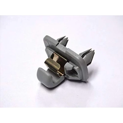 Image of SUN VISOR CLIP HOLDER RETINER FOR AUDI A1 A3 A4 A5 Q2 Q3 Q5 TT RS3 8W0857562A DT4 NEW GENUINE TITANIUM GREY
