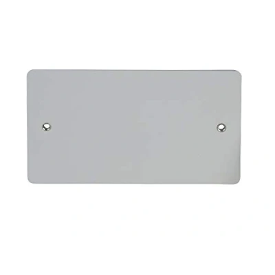 Image of Schneider Electric Ultimate Flat Plate Double Blanking Plate, GU8220PW, White