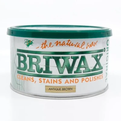 Image of Briwax Original Antique Brown Wax Polish 400g (Japanese Labelled Version) Same UK Product Inside Furniture Cleans, Stains and Polishes