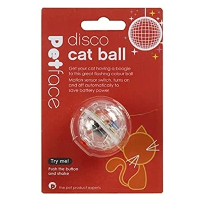 Image of Petface Light Up Disco Ball Interactive Colour Changing Cat Toy