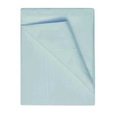 Image of Belledorm 400 Thread Count 100% Egyptian Cotton Flat Sheet, Duck Egg, Single