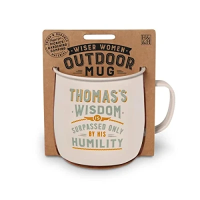 Image of History &amp; Heraldry Personalised Outdoor Mug (Thomas)