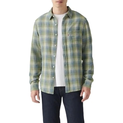 Image of Levi&#039;s Sunset Pocket Standard Shirt, Men&#039;s, Size: XL, Sage