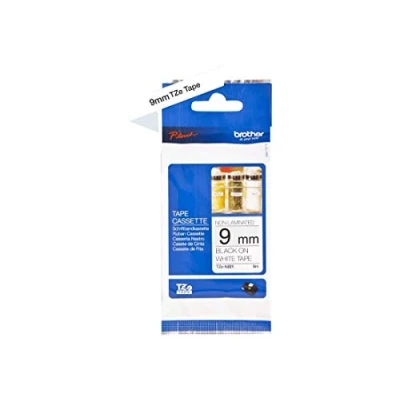 Image of Brother TZe N221 Black on white Roll (0.9 cm x 8 m) 1 cassette(s) non laminated tape for PT D600, H110, P Touch 1005, 1010, D210, D400, D450, E550, P900, P950