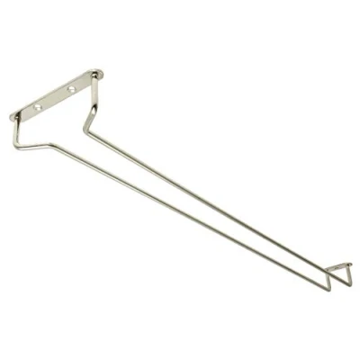Image of Glass Hanger 24&quot; CHROME c/w 3 screws