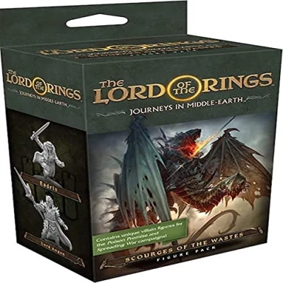 Image of Fantasy Flight Games Scourges of the Wastes Figure Pack : Lord Rings: Journeys in Middle Earth Board Game, Card, Ages 14+, 1 5 Players, 60+ Minutes Playing Time, FFGJME10, Multicolor, 3