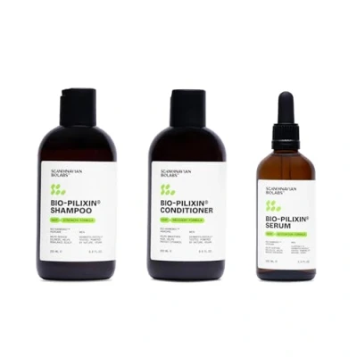 Image of Scandinavian Biolabs Hair Growth Routine for Men Clinically Tested with Results in 45 Days Serum Based on Powerful Ingredients to Reduce Loss (Bio Pilixin)