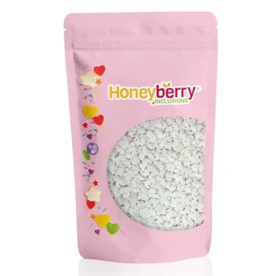 Image of HONEYBERRY INCLUSIONS White Rabbits Sprinkles 200g Premium Edible Decorating Easter for Baking, Cupcake and Cake Decorations, Ice Cream, Dessert Icing Decoration Toppers