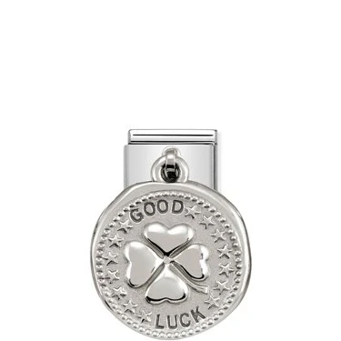 Image of Nomination Classic Silver Good Luck Pendant Charms