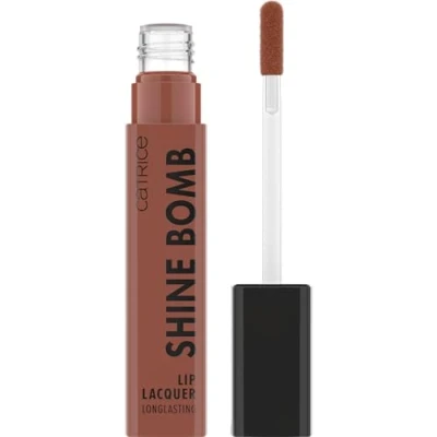 Image of Catrice Shine Bomb Lip Lacquer No. 070, Brown, Long Lasting, Instant Result, Shiny, Colour Intensive, Vegan, Oil Free, Paraben No Microplastic Particles, Pack of 1 (3 ml)