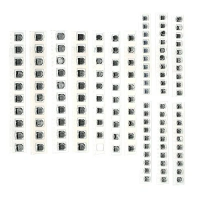 Image of DollaTek 130pcs/Set 13 Values SMD Aluminum Electrolytic Capacitor Assorted Kit 1uF 220uF