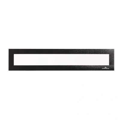 Image of Durable 498701 Duraframe Magnetic Top, Title Frame, A3 Black, Pack of 5, 323 x 66 mm