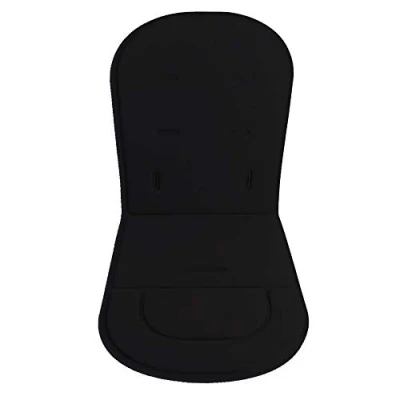 Image of Baby Stroller Cushion Liner Mat Pushchair Pad Car Seat Universal Cover Protector Breathable Soft (Black)