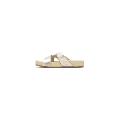 Image of Hush Puppies Women&#039;s Mylah Slide Sandal, Yellow, 3 UK