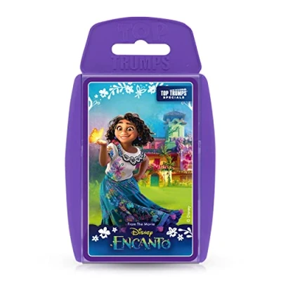 Image of Top Trumps Disney’s Encanto Specials Card Game, play with 30 of your favourite moments the Madrigal family, Casita Star, Antonio, Bruno and Luisa, educational gift toy for ages 8 plus