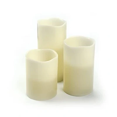 Image of Status Lustenau Flameless Festive Candle Remote Controlled, 3 Pack