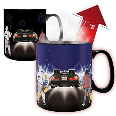Image of ABYSTYLE Back to The Future Time Machine Heat Change Mug