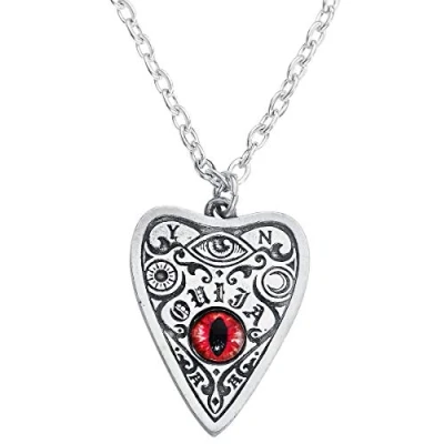 Image of Alchemy Gothic Petit Ouija Necklace Standard, Pewter, Undefined