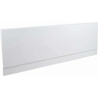 Image of Aquariss 1800mm Gloss White Wood Shower Bath Front Panel Adjustable for Bathroom Soaking Tub