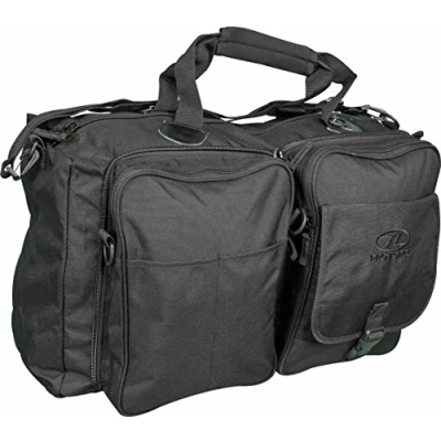 Image of Highlander Dual Day Bag turns into Holdall 50L Cargo Shoulder Jackal Pack Black