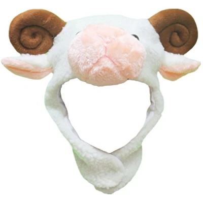 Image of Petitebelle Sheep Warm Hat (White, One Size)