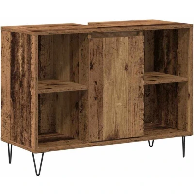 Image of vidaXL Old wood Cabinet Engineered Medium sized